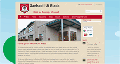 Desktop Screenshot of gaelscoiluiriada.ie