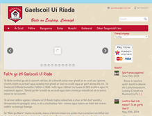 Tablet Screenshot of gaelscoiluiriada.ie